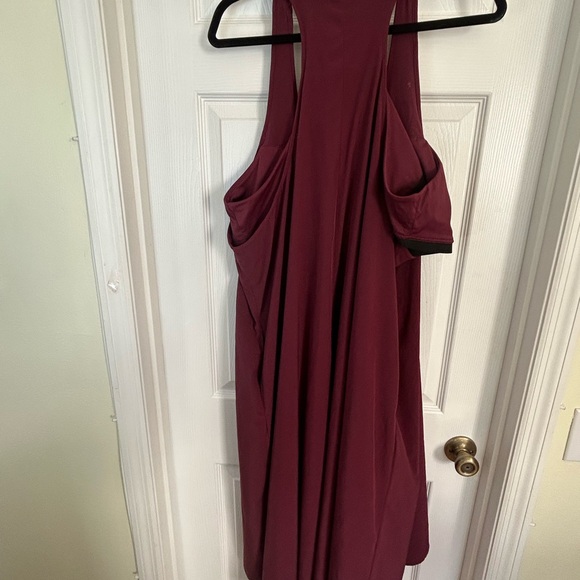 Halara Breezeful Racerback Dress Maroon - Picture 5 of 7